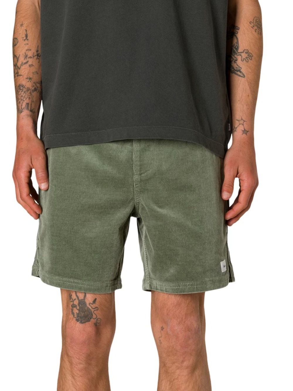 Men’s Katin Cord Local Olive Green Shorts